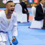 Le Français Steven Da Costa triple champion du monde de karaté, son compatriote Mehdi Filali remporte son premier titre
