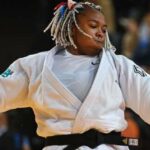 La judoka Romane Dicko s’offre un quatrième sacre européen et sauve la dernière journée des Bleus à Montpellier